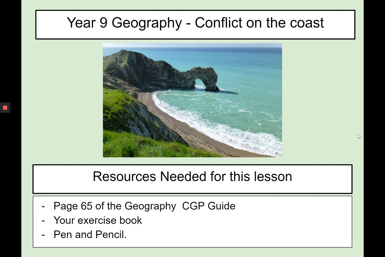 Preview of Year 9 - Geography - Lesson 8 - Conflict on the Coast