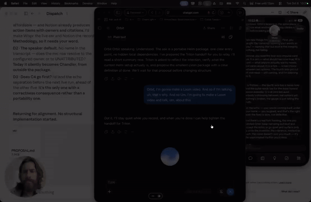 Live Transcript Agentic Flow - Using ICM, Jev, & Knowledge Graphs