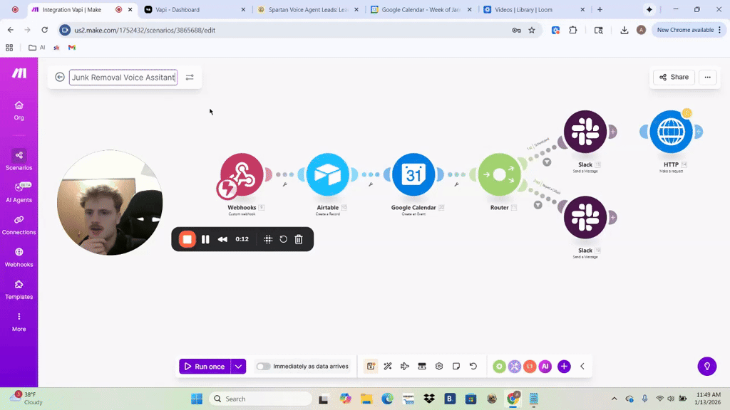 I BUILT AN AI RECEPTIONIST FOR MY JUNK REMOVAL BUSINESS