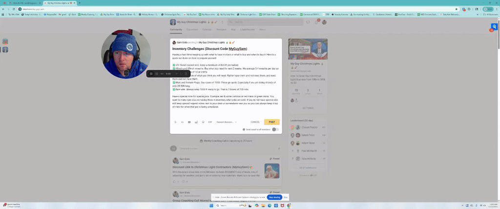Inventory Challenges (Discount Code MyGuySam) 