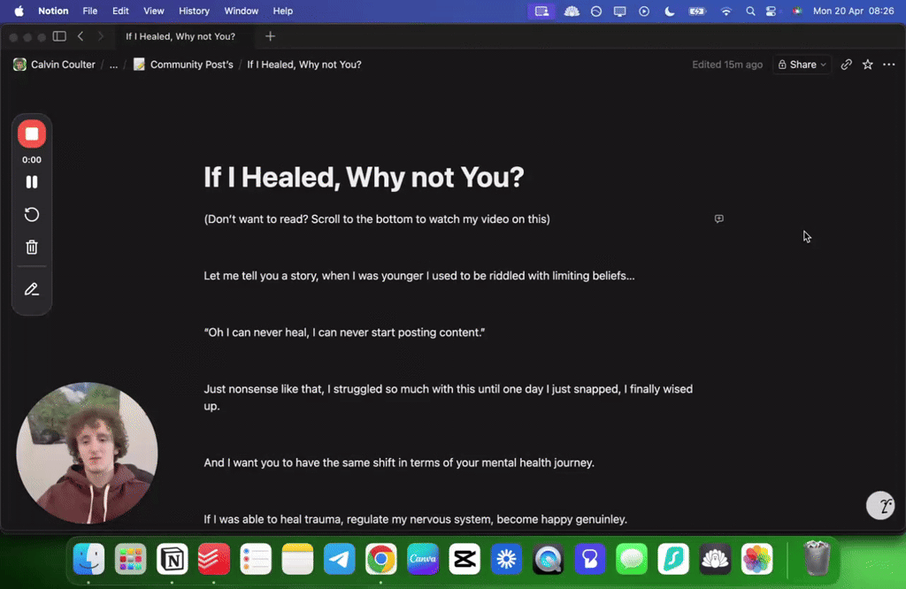 If I Healed, Why not You?