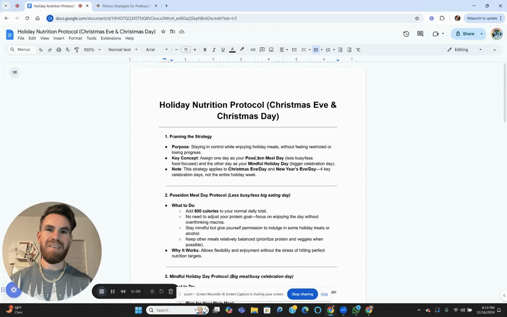 Mindset Monday: Holiday Season Game Plan