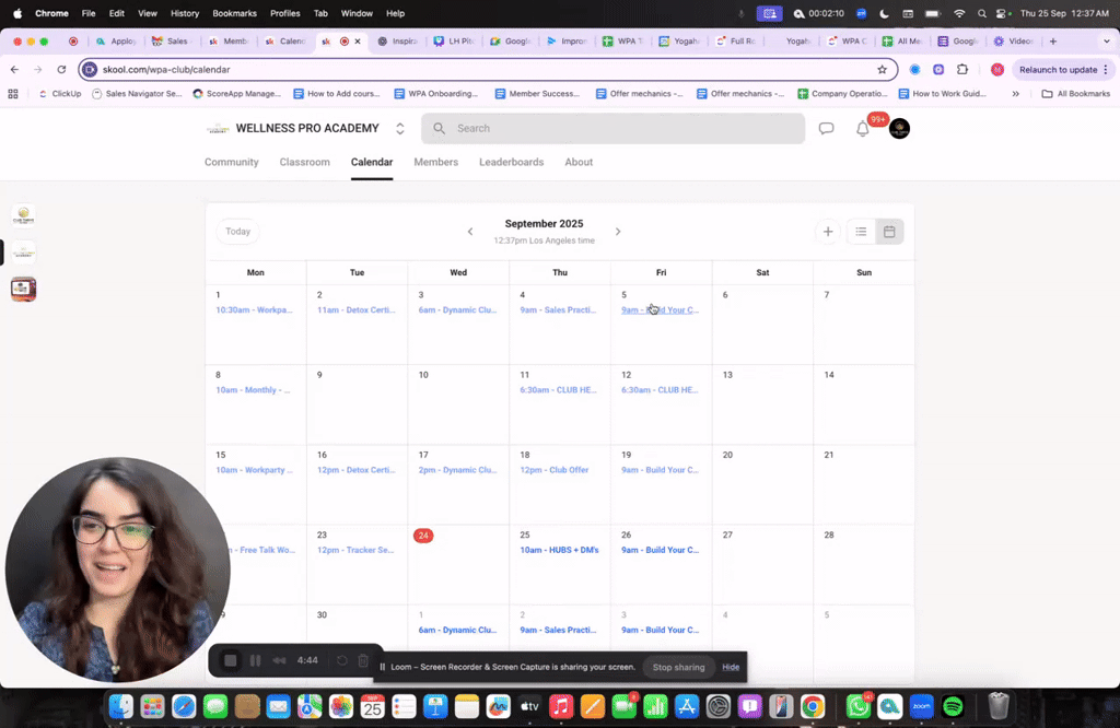  Exciting Update: Club Thrive Sessions Are Now in WPA Calendar! 