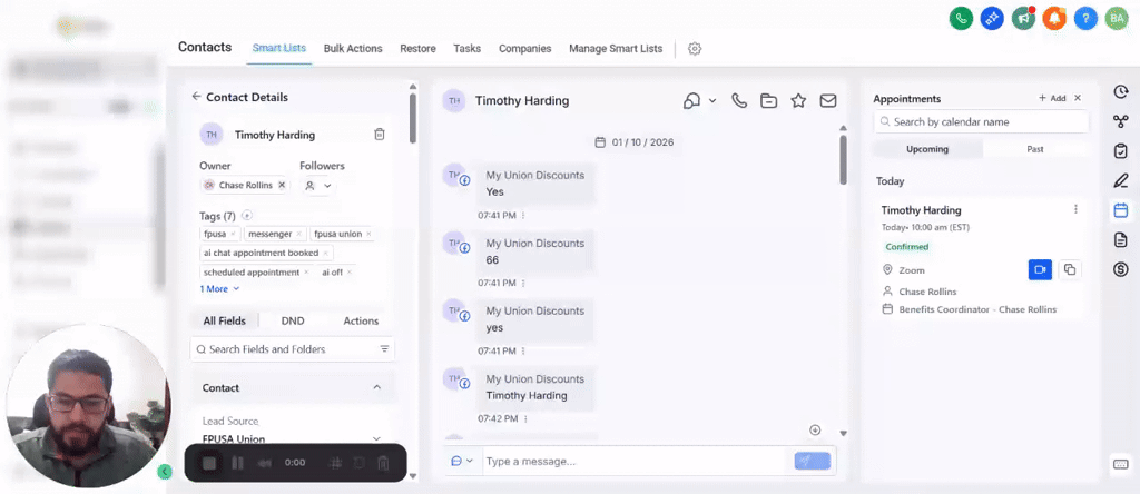 How we're using AI to book appointments (AI Text + AI Voice)