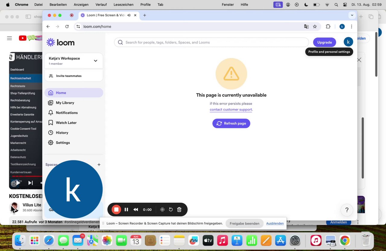 Preview of Loom | Free Screen & Video Recording Software - 13 August 2024