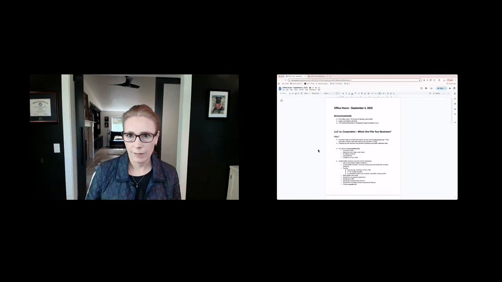Legal Office Hours Recording