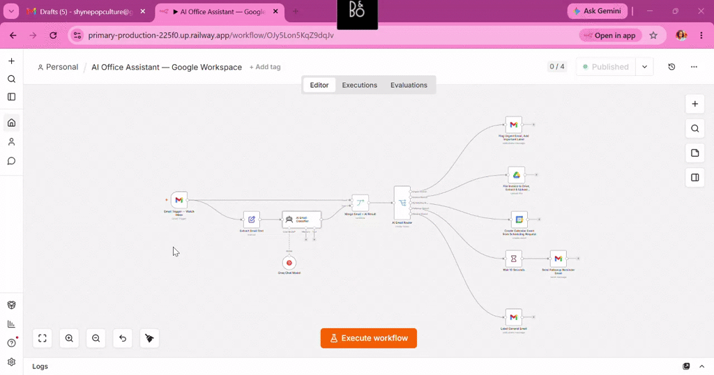 AI office assistant on Google Workspace