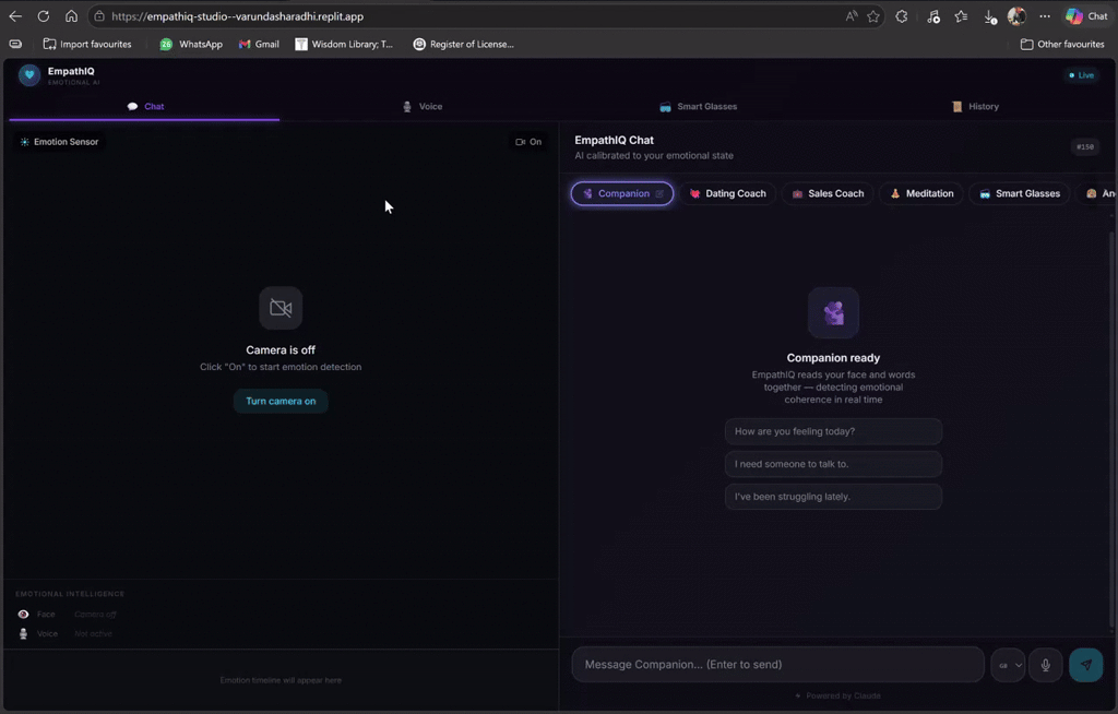 Built an AI that reads your emotions in real-time — launched in 24hrs