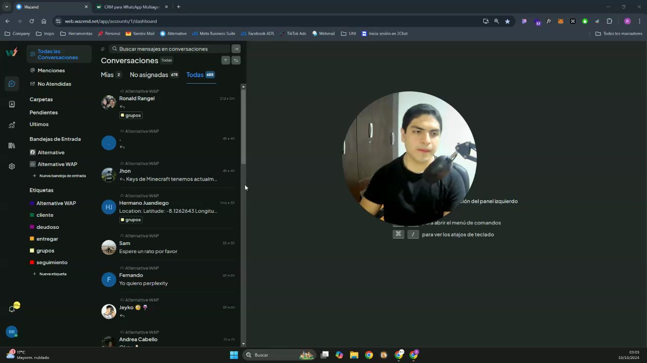Preview of Wazend - Google Chrome - 10 October 2024