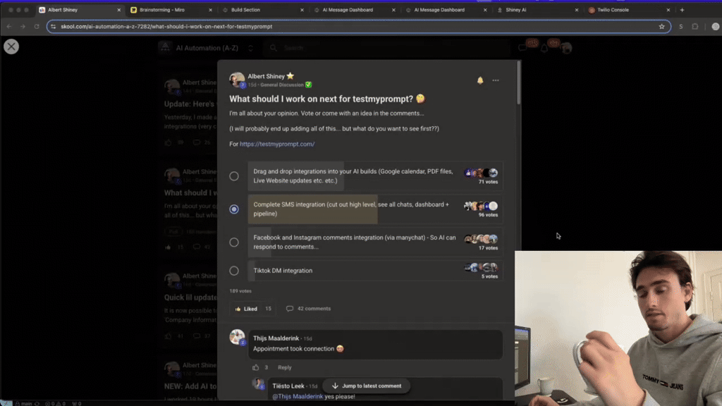 You asked for it... SMS integration LIVE NOW 🤯 🎉 