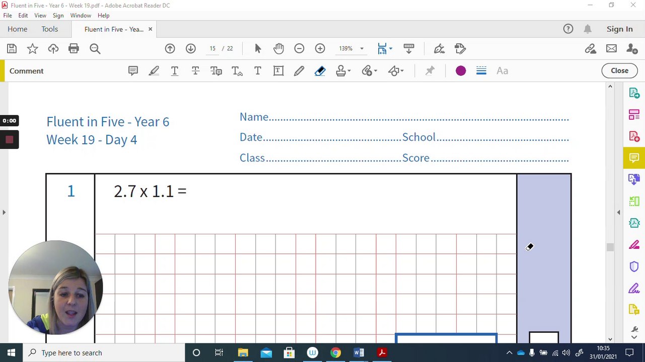 Preview of Adobe Acrobat Reader DC - Fluent in Five - Year 6 - Week 19.pdf - Adobe Acrobat Reader DC