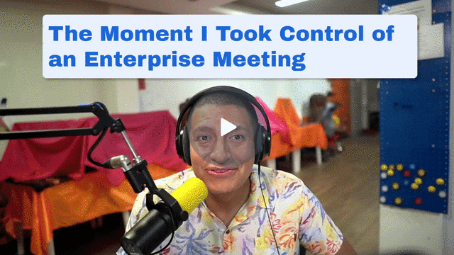 The Moment I Took control of an Enterprise Meeting