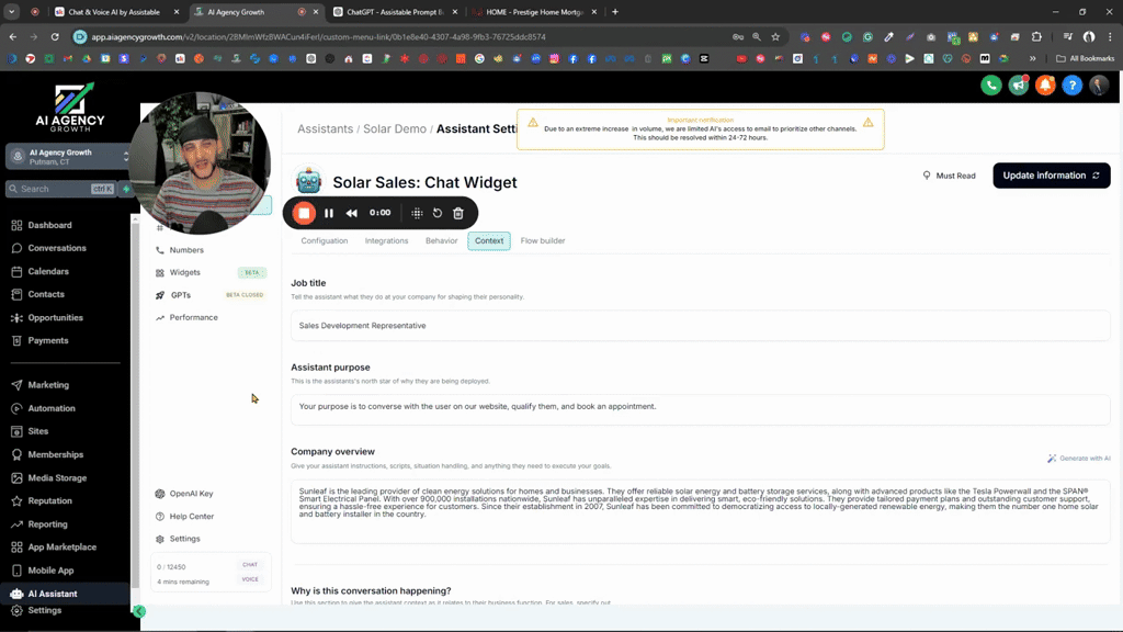 🚀 Build Your AI Prompts & Assistants for Assistable in Seconds! 🌟