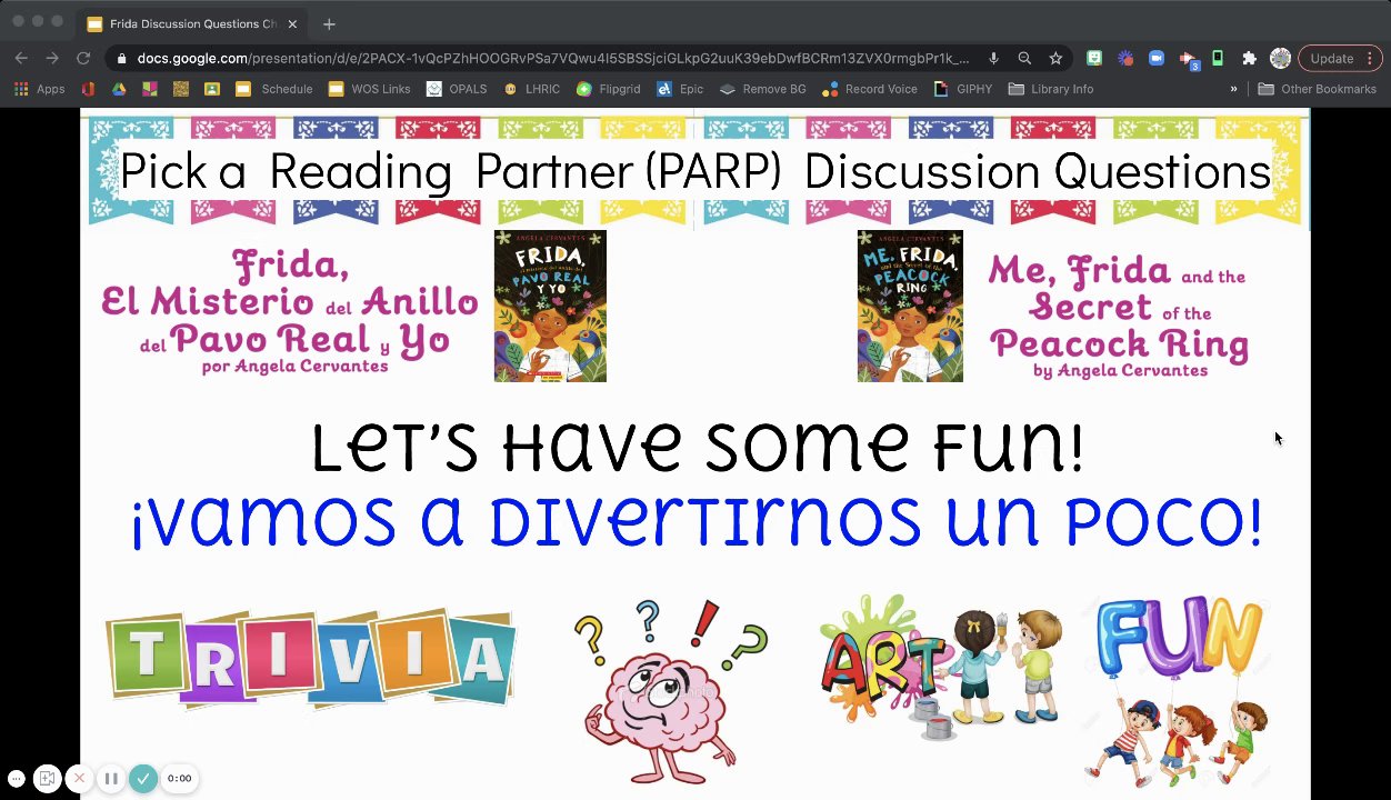 Preview of Frida Discussion Questions Ch. 18 - Google Slides