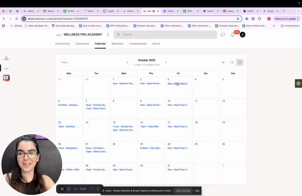 Suggest :  Do You Want "Club Thrive Calls" on the WPA Calendar?