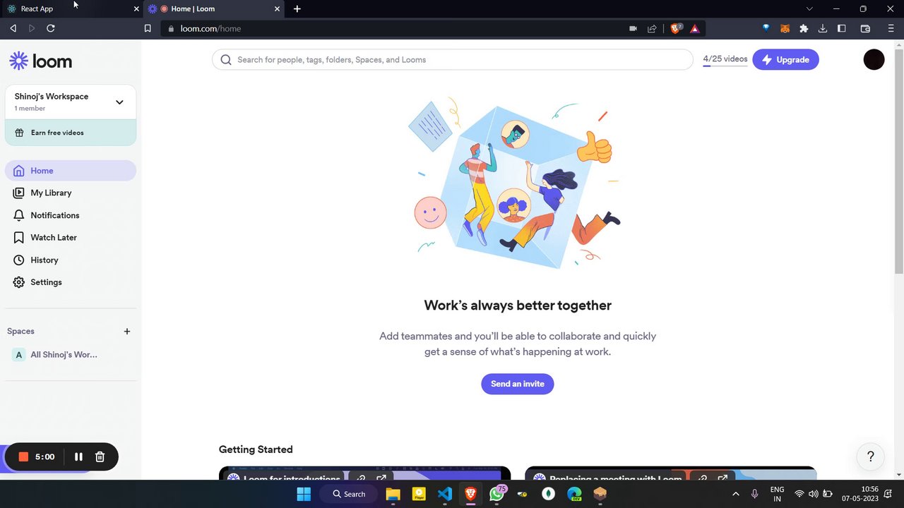 Preview of Loom Message - 7 May 2023