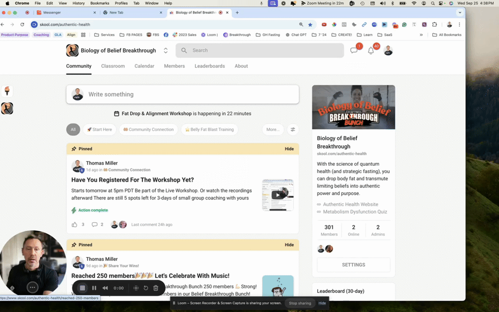 Zoom Link For The Live Workshop