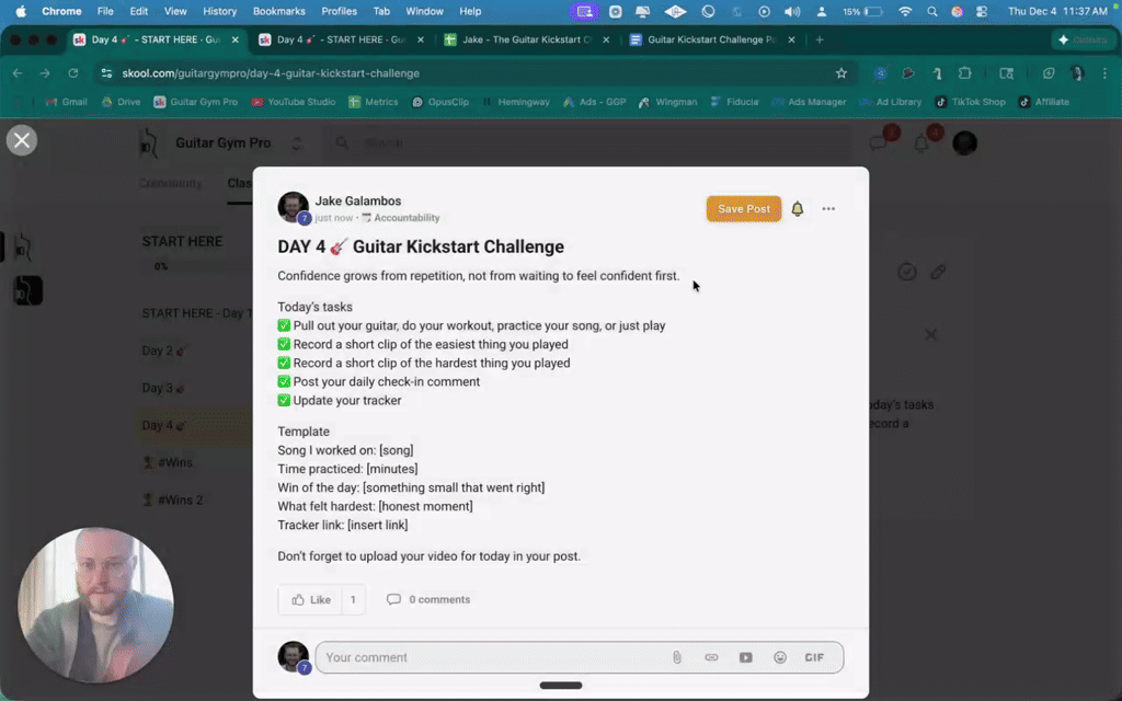 DAY 4 🎸 Guitar Kickstart Challenge