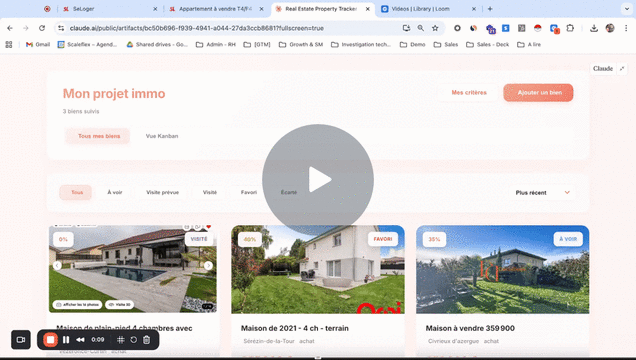 Démo Immotracker Loom
