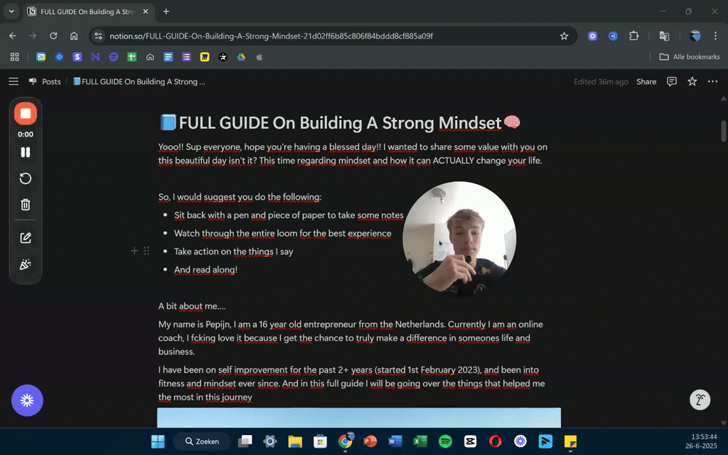 📘FULL GUIDE On Building A Strong (business) Mindset🧠(2432 words + Loom)