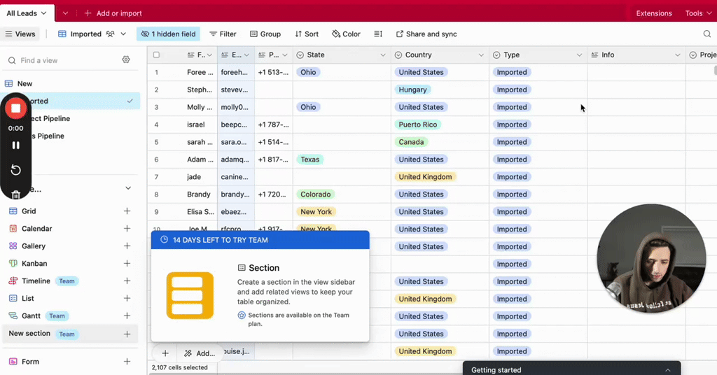 2,107 leads ready to buy