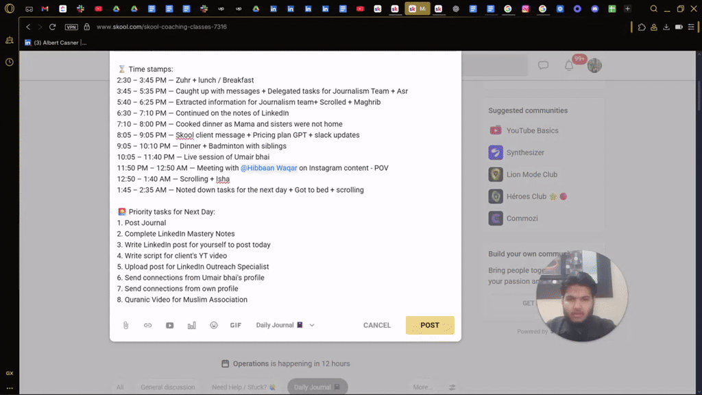 Enroute to recovering the $2k from the $Million - (Day 8/30)